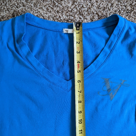 💙 Look Better Naked 💙 V-Neck Sexy Pole Dance Fitness Tee - Picture 9 of 14